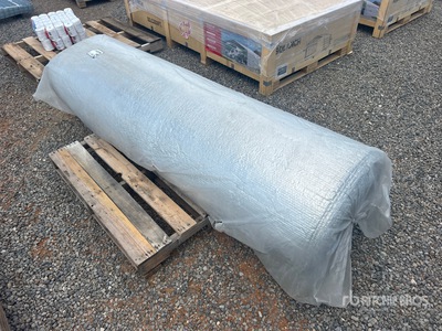 Quantity of 6 ft 6 in x 164 ft Bubble Aluminum Foil Reflective Insulation (Unused)