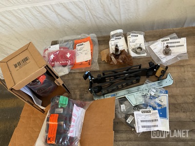 (2) Groove Pulleys, (1) Oil Connector, (4) Brackets & Assorted Items