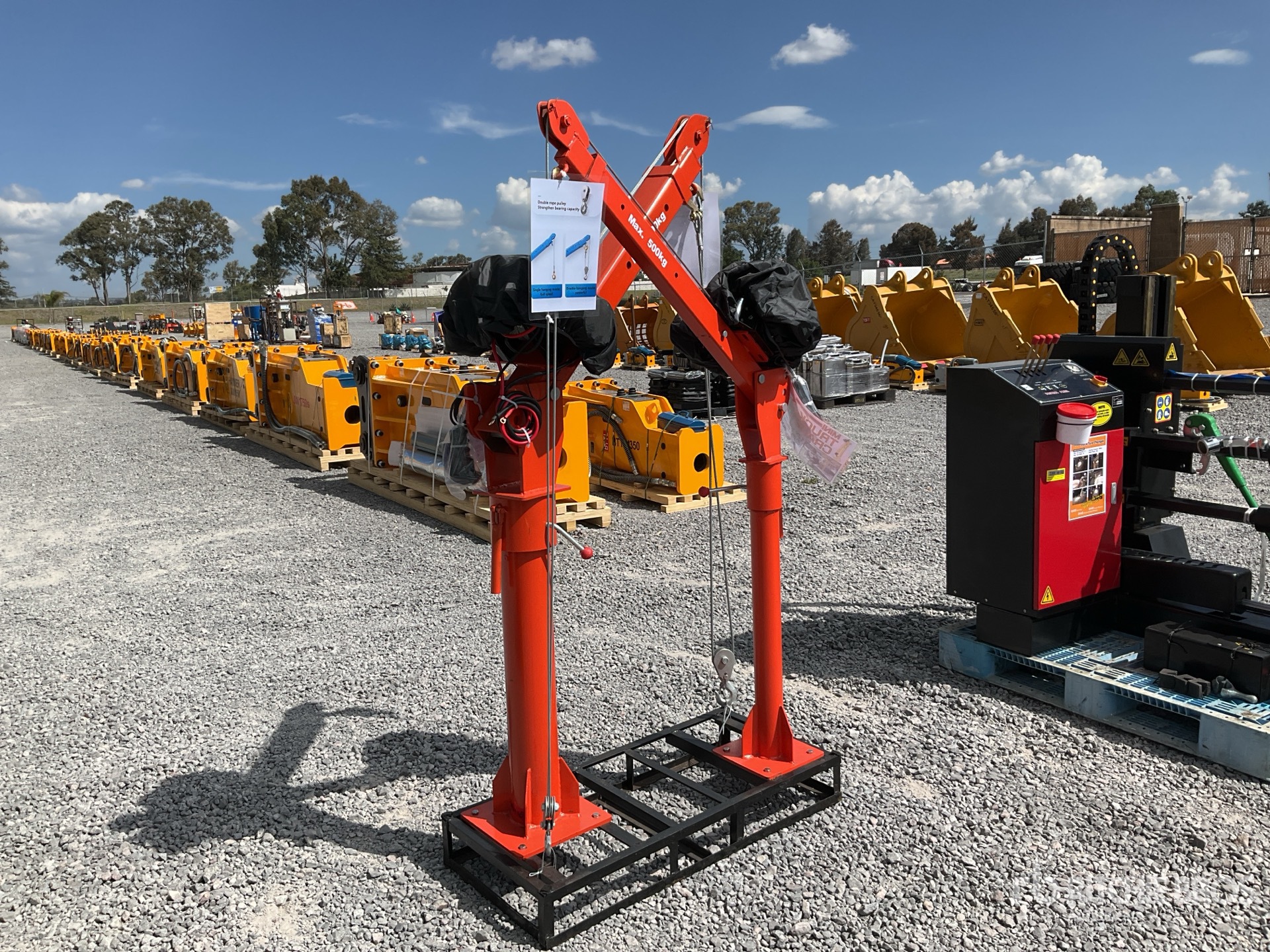 Quantity of (2) 2026 MTC Electric Lote de Mini Gruas para Montar Sobre Camion de Servicio (Sin Usar) / Mini Cranes - Fits Service Truck (Unused)
