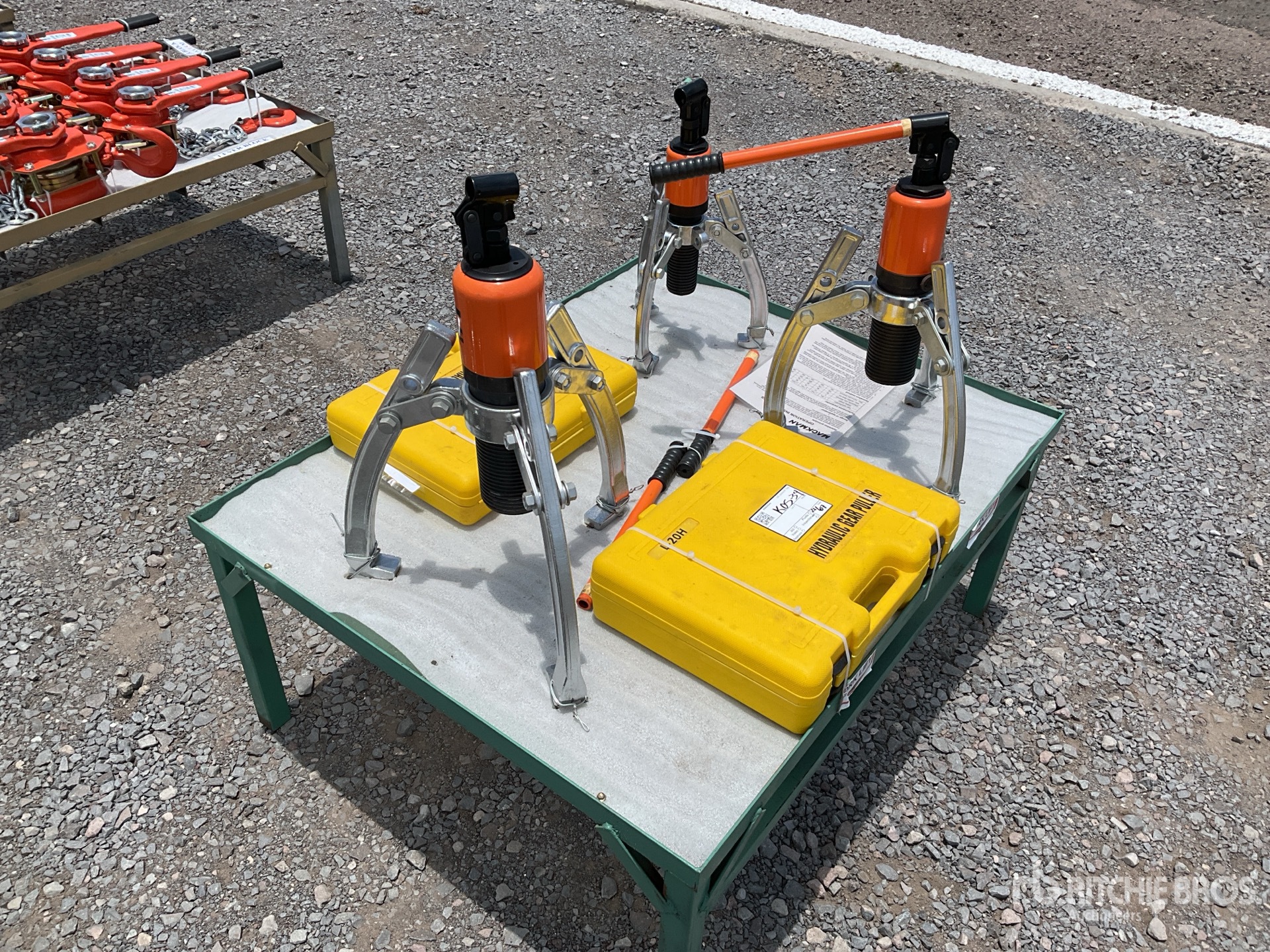 Quantity of (3) 2026 Mackman GPSET Hydraulic Lote de Extratores de Engranajes (Sin Usar) / Gear Puller (Unused)