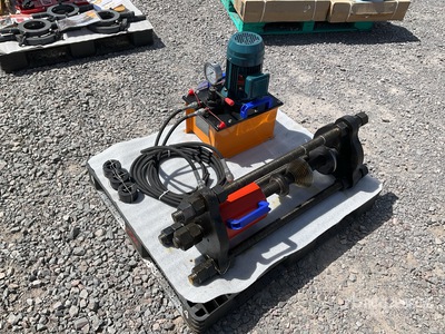 2026 Deleixi 100T 100 Electric Prensa Hidraulica Portatil para Pernos (Sin Usar) / Portable Hydraulic Track Pin Shop Press (Unused)