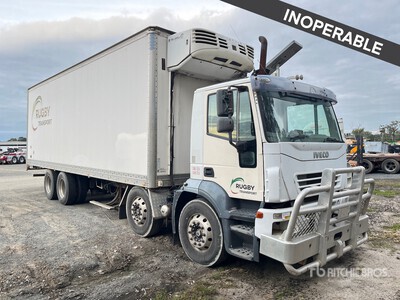 2007 Iveco Stralis 8x4 Crew Cab Refrigerated Truck (Inoperable)
