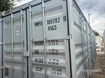 2025 40 ft High Cube Multi-Door Storage Container