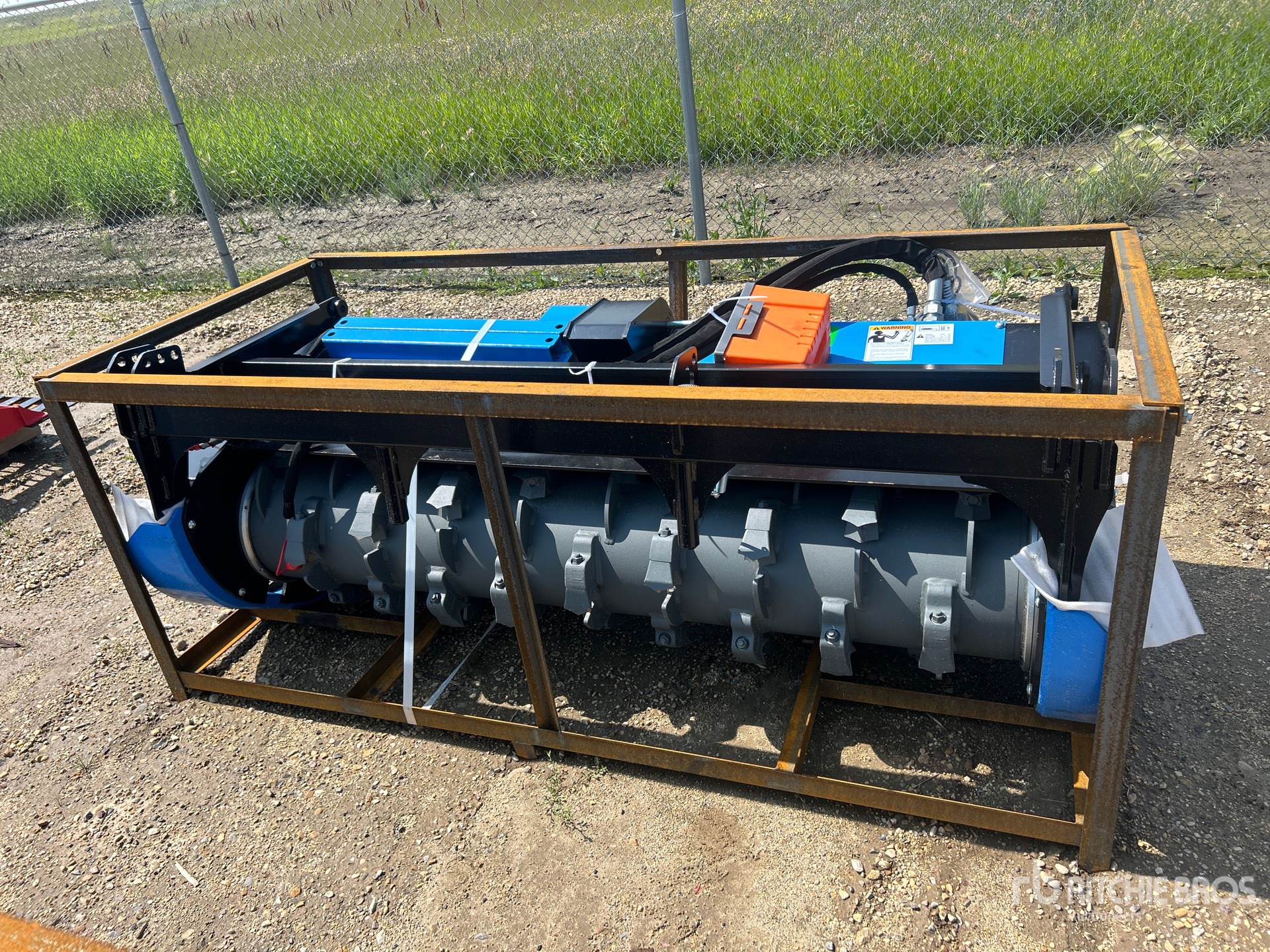 2026 Raytree RMDM72SS 72 in Drum Skid Steer Mulcher (Unused)
