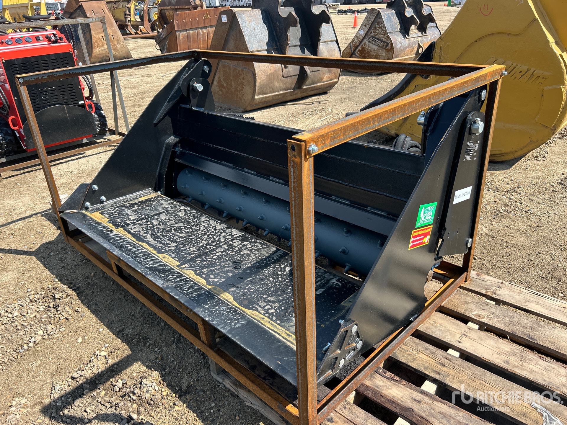 2026 Raytree RPRB72 72 in Skid Steer Power Rake (Unused)