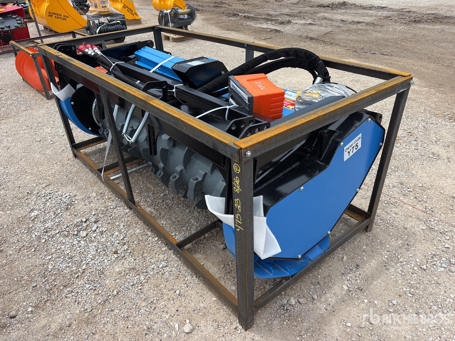 2026 Raytree RMDM72SS 72 in Drum Skid Steer Mulcher (Unused)