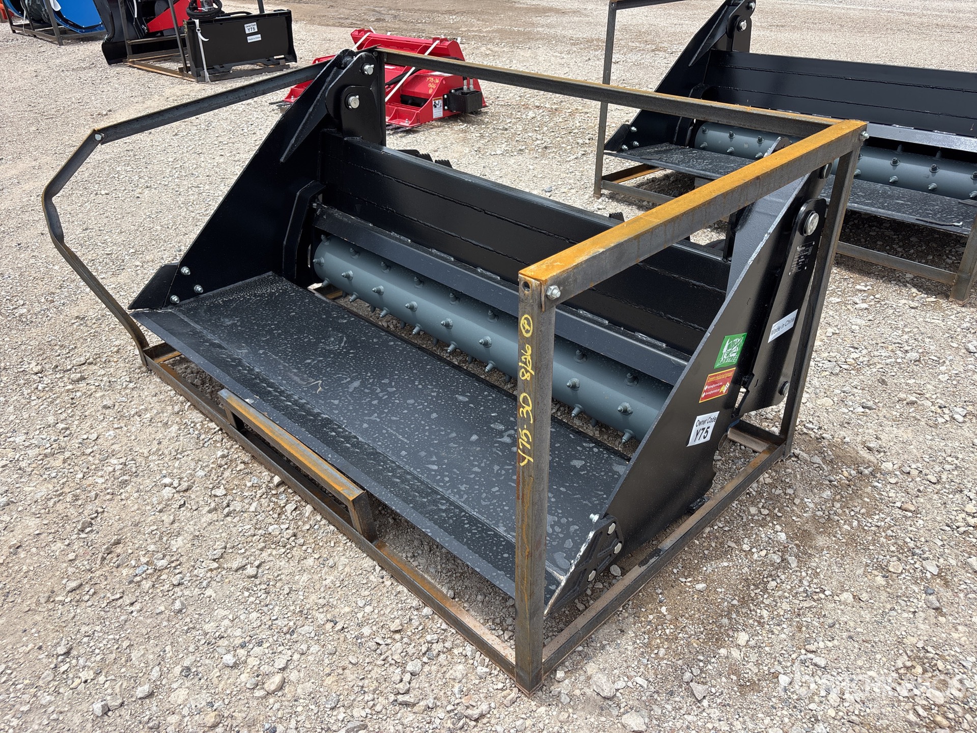2026 Raytree RPRB72 72 in 6 IN 1 Power Rake Skid Steer Bucket (Unused)