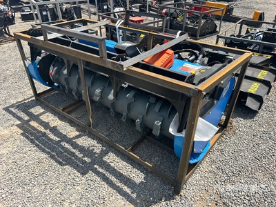 2026 Raytree RMDM72SS 72 in Drum Skid Steer Mulcher (Unused)