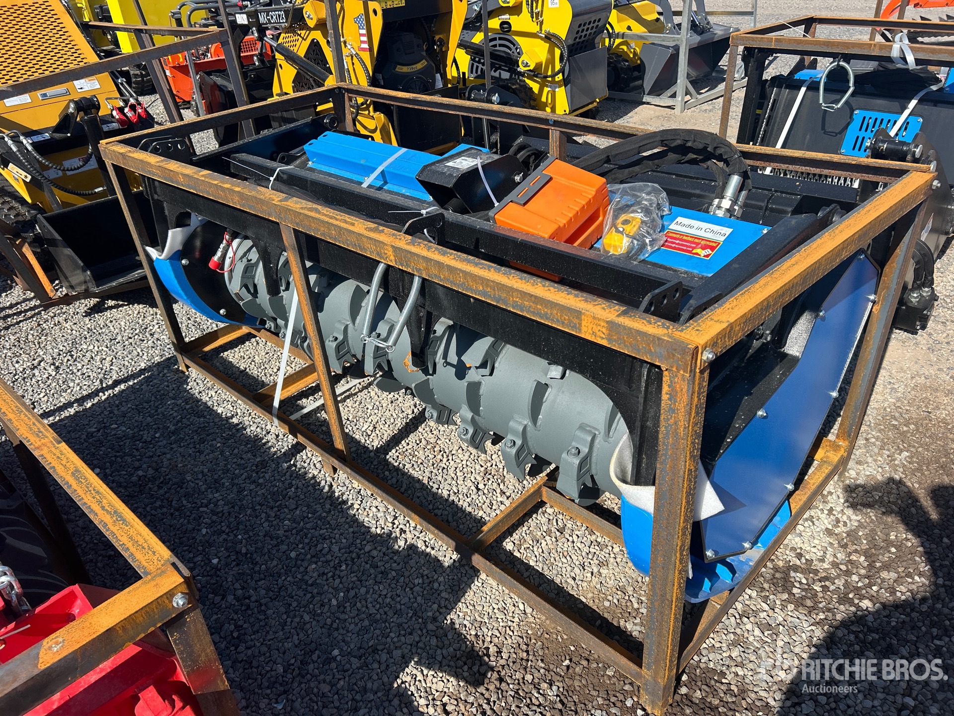 2026 Raytree RMDM72SS 72 in Drum Skid Steer Mulcher (Unused)