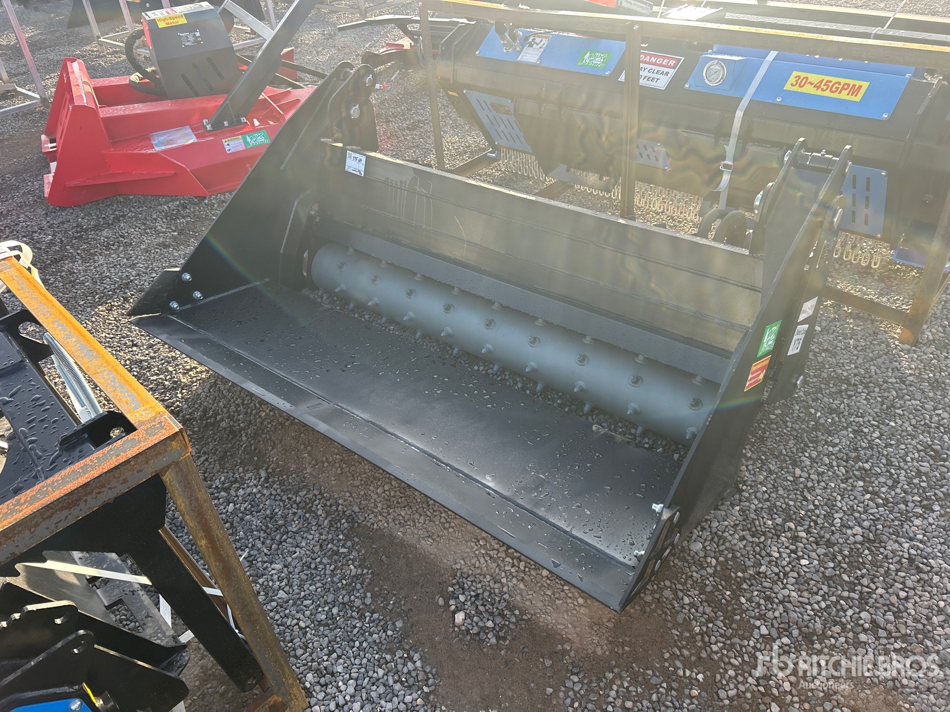 2026 Raytree RPRB72 72 in Multi-Purpose 6 in 1 Power Rake Skid Steer Bucket (Unused)