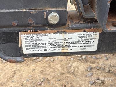 2019 Barreto E4X6TBT 7 ft S/A Trencher Trailer