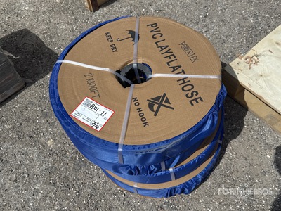 Quantity of (4) 2024 Powertek 2 in 300 ft Hoses (Unused)