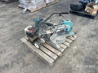 Quantity of Makita Drop Saws & Tiller
