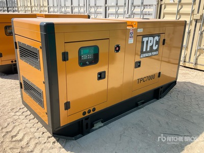2025 TPC TPC7000 175 kVA Skid-Mounted Generator Set (Unused)
