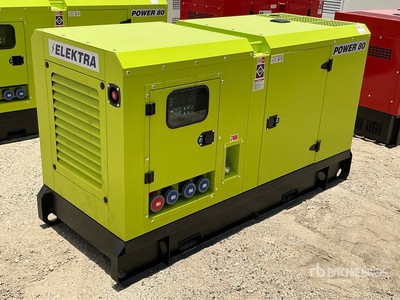 2025 Elektra EL80 80 kVA Skid-Mounted Generator Set (Unused)