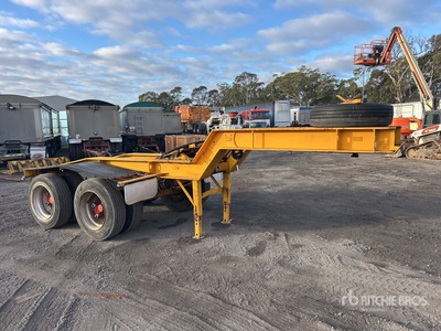 2001 Metal Transport 2 Rows of 4 Low Loader عربة صغيرة