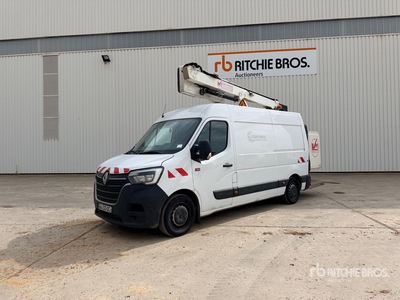 2021 Movex TLF12.6 12 m on 2021 Renault Master Camion Nacelle Bucket Truck