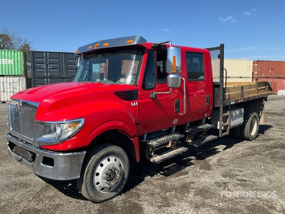 2016 International TerraStar Crew Cab Camión Caja Abierta (Inoperable)