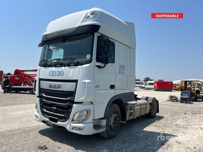 2017 DAF XF460 4x2 Cabeza Tractora Cabina Dormitorio (Inoperable)