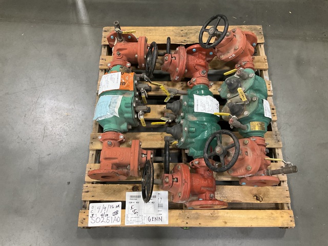 (3) Apollo Valves 4SG-100 Double Check Assemblies