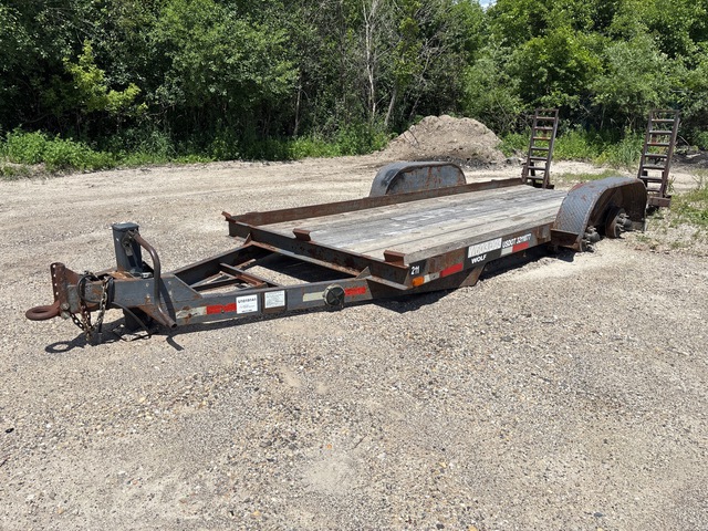 2002 Cronkhite 18 ft T/A Equipment Trailer (Inoperable)