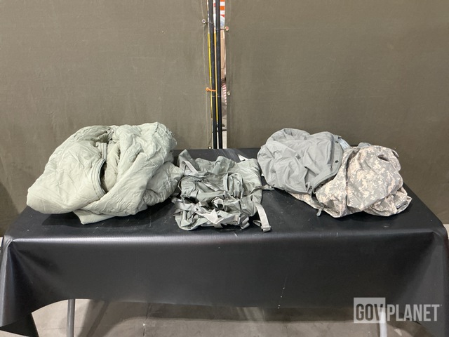(27) Bivy Covers, (33) Sleeping Bags, (59) Stuff Sacks & Assorted Items