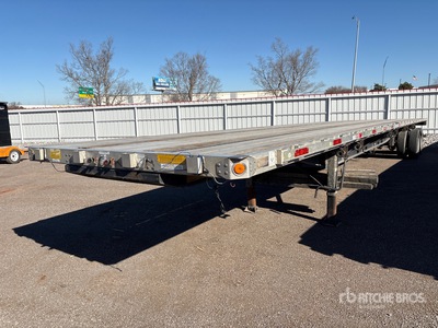 2015 Utility FS2CHA 53 ft T/A Flatbed Trailer