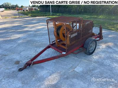 1988 Lancier W20B S/A Remorque Treuil Remolque Portamaquinaria