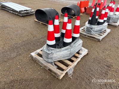 Quantity of (50) 30 In Traffic Cones (Unused)