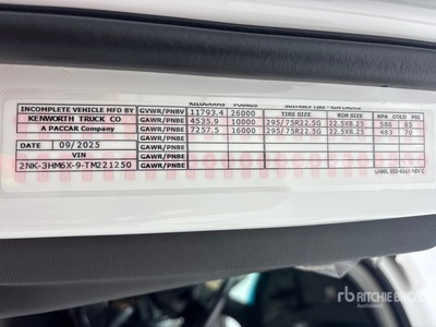 2026 Kenworth T-280 4x2 Service Truck (Unused)