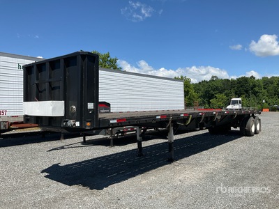 2000 Wabash FLCVHST 44 ft T/A Flatbed Trailer