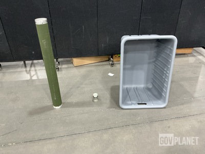 (7) Metallic Pipes, (4) Drip Pans & Assorted Items