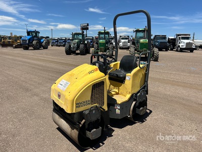 2018 Wacker Neuson RD12A Double Drum Roller