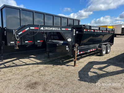 2023 Norstar Trailers 16 ft T/A Gooseneck Remolque Ligero de Volteo