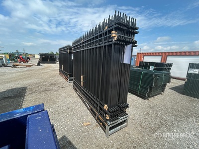 Quantity of (20) 9 ft 8 in x 6 ft 10 in Powder Coated Vallas (Unused)