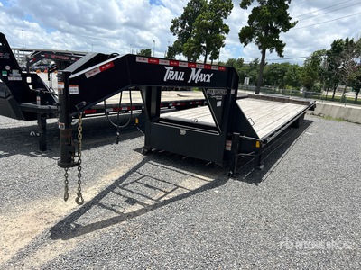 2025 Trailmax 40 ft T/A Gooseneck Rimorchio per attrezzatura
