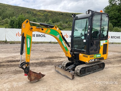 2019 JCB 16c-1 Mini escavatore