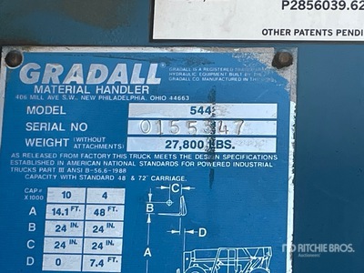 1991 Gradall 544B Teleskoplader