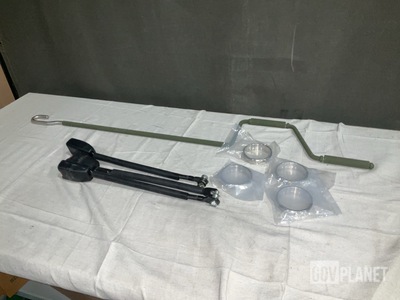 (1) Handle, (3) Buckles, (8) Flanges & Assorted Items