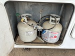 Outside Utilities with Propane Bottles, Connections and Plumbing