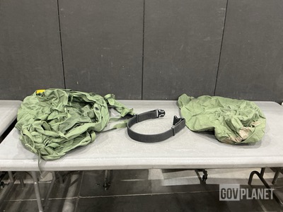 (13) Duffel Bags, (13) Individual Equipment Belts & Assorted Items