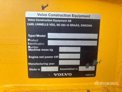 2017 Volvo A45G Articulated Dump Truck