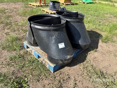 Quantity of (4) 2 ft 1 in x 1 ft 6 in Floor Aeration Parts (Unused)