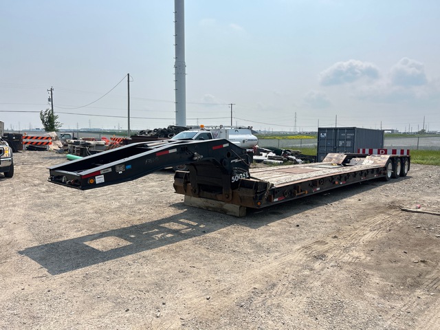 2007 Eager Beaver 50GSL3 Tri/A Single Drop Removable Gooseneck Lowboy Trailer