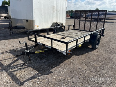 2018 Big Tex 35SA-12BK4RG 12 ft S/A Utility Trailer