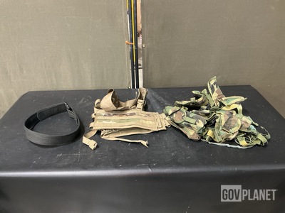 (36) Military Police Belts, (10) Tactical Assault Panels & Assorted Items