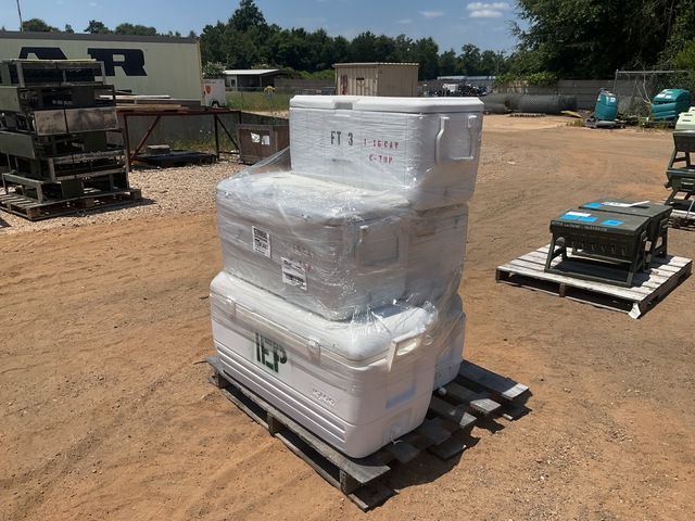 (5) Assorted Coolers
