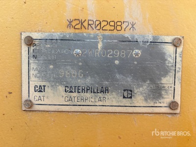1999 Cat 980G Wheel Loader (Inoperable)