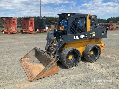 2019 John Deere 324G Two-Speed Minicargadora