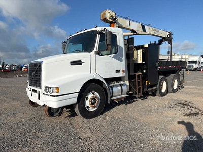 National 400B 10 ton Straight Boom on 2007 Volvo VHD 6x4 Kranwägen